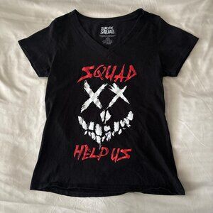 Suicide Squad Black and Red Tee